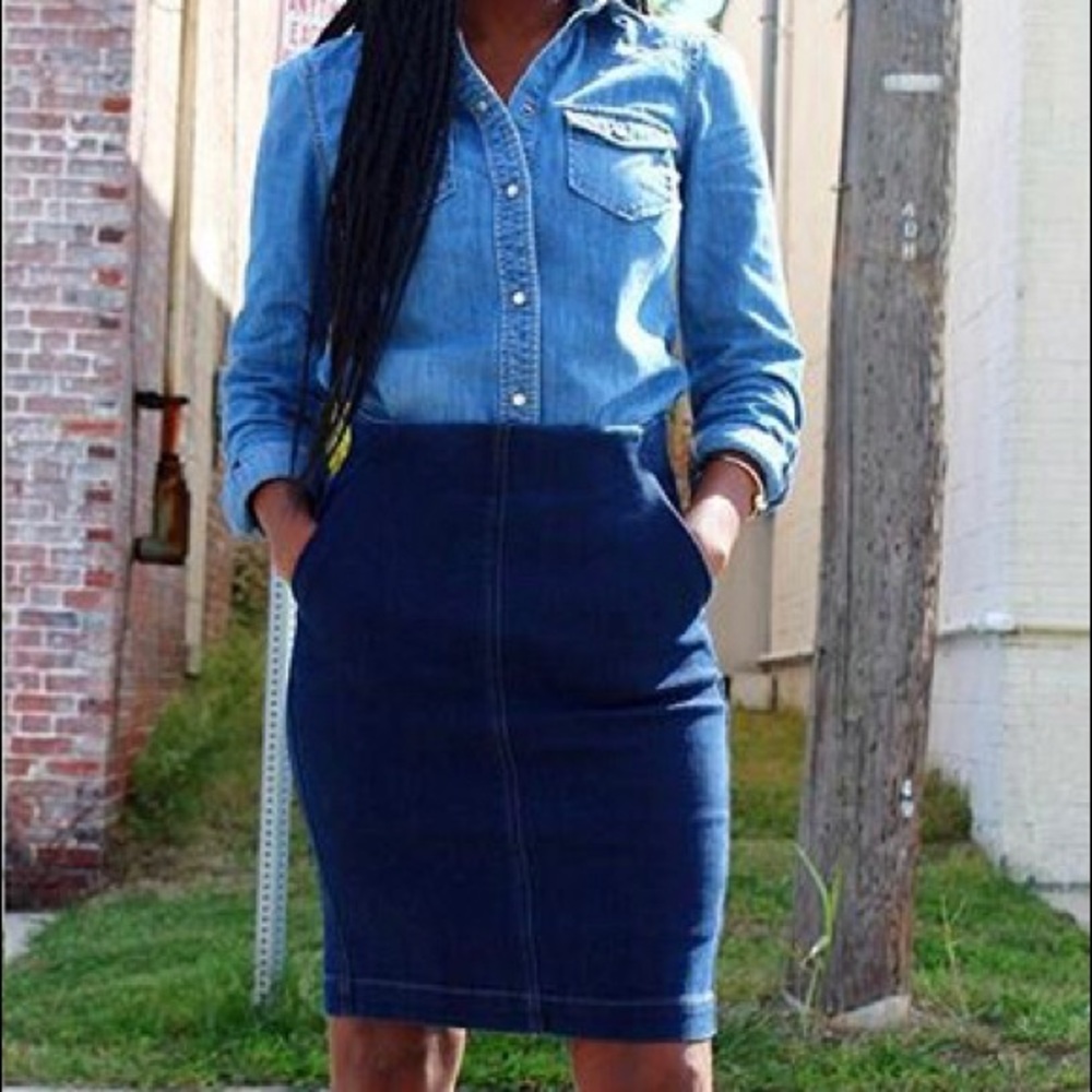 Loft Denim Skirt